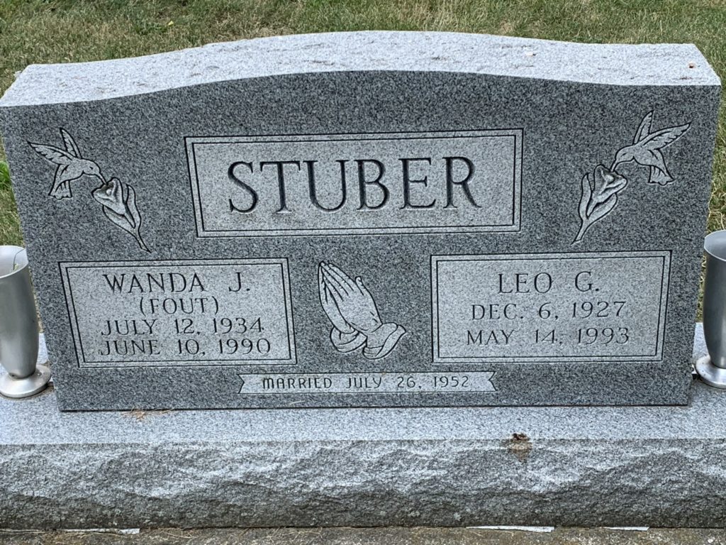 Parents Grave marker