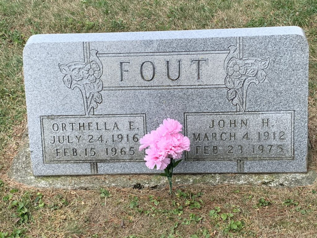 Grandparents Grave marker